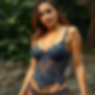 Sustainable fabric choices in lace bodysuit design