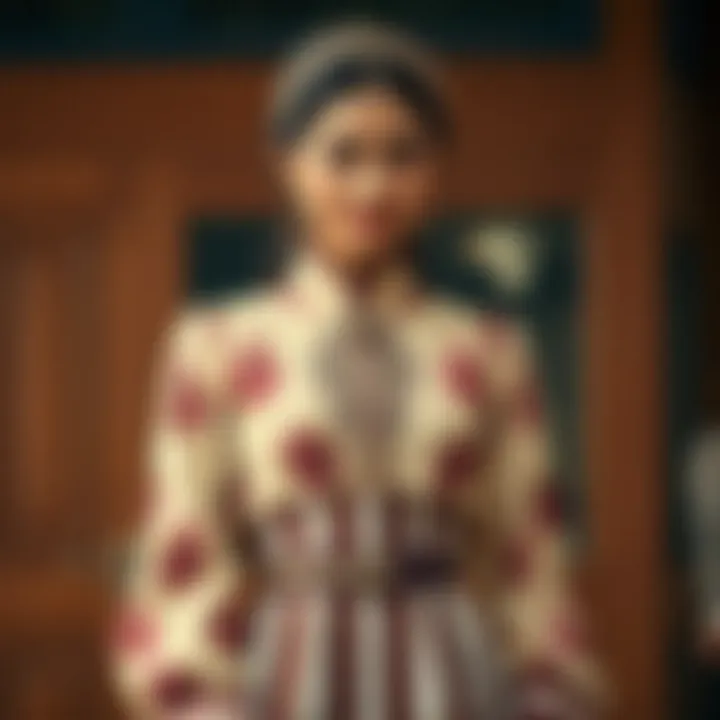 The Art of Peplum Akirt: A Blend of Tradition Elegant peplum akirt showcasing traditional craftsmanship