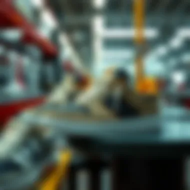 An environmentally-friendly sneaker production process highlighting sustainable practices