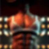 Elegant mesh jockstrap showcasing intricate design