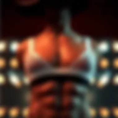 Elegant mesh jockstrap showcasing intricate design