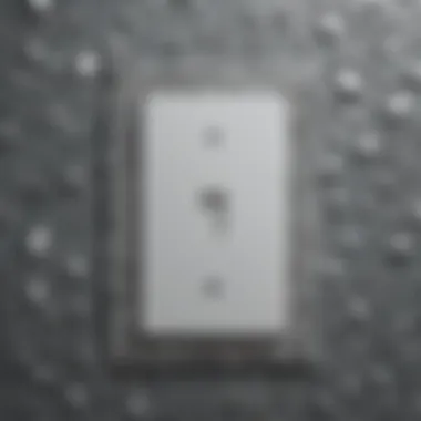 Sustainable materials used in rhinestone light switch covers