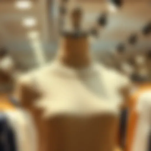 Elegant ribbed crew neck tank displayed on a mannequin