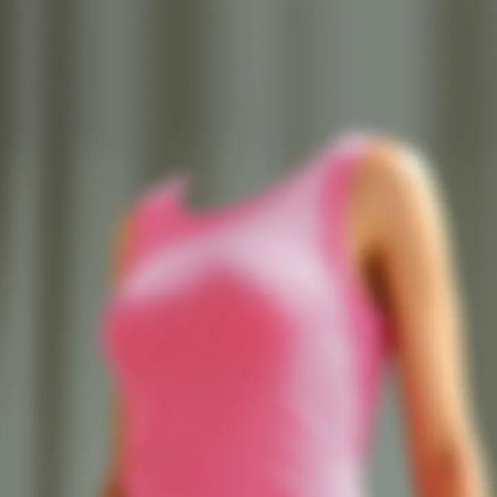 Different fabric choices for ribbed tank tops