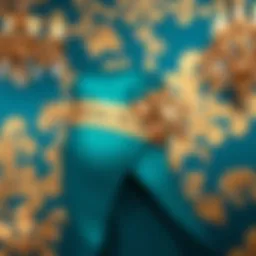 Elegant mama to be sash displayed on a decorative background