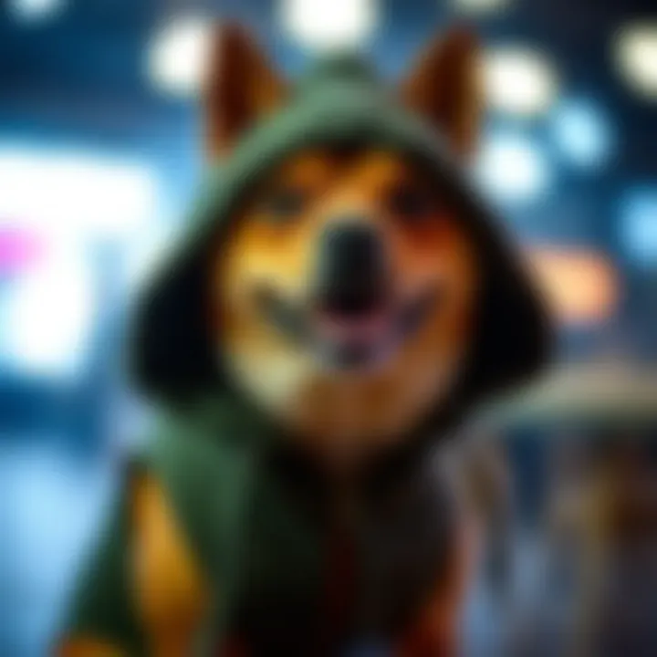 Custom Comfort: Tailored Dog Hoodies Happy dog wearing a custom sleeveless hoodie