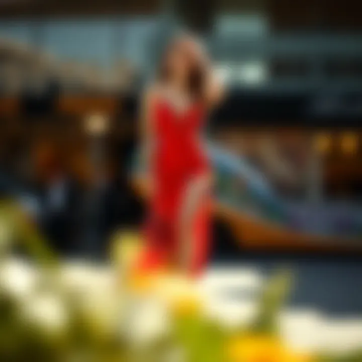 Styling tips for wearing a split hem dress in different settings