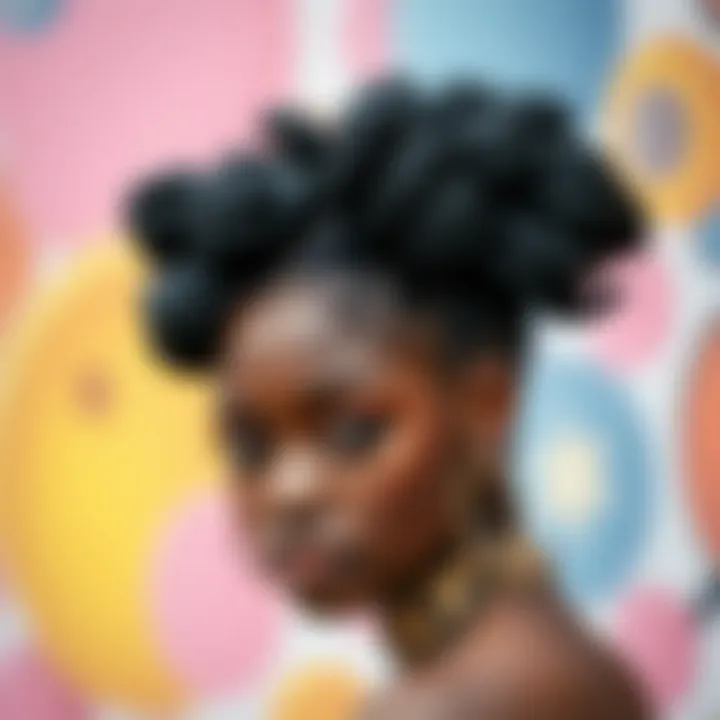 Cultural representation through unique black hair styling