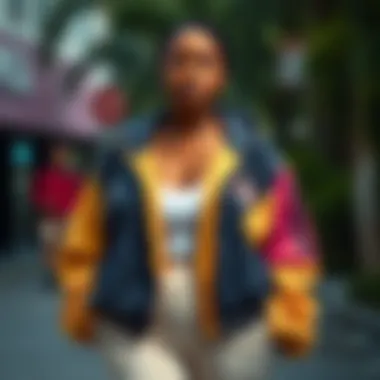 Sustainable practices in the creation of plus size half jackets.