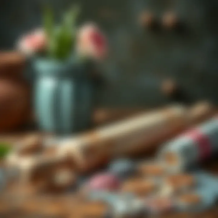 Sustainable Crafting Materials Sustainable materials used in crafting rolling pins