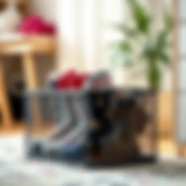 Innovative and eco-friendly sock storage ideas