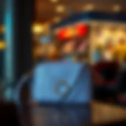 Elegant wide strap crossbody bag by Coach showcasing its unique design