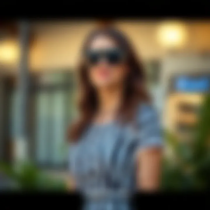 Fashion accessories paired with a black and white striped dress