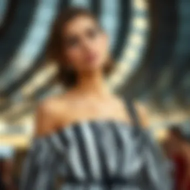 Sustainable fashion choices for black and white striped dresses