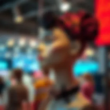 An artistic life-size mannequin head adorned with fashion accessories