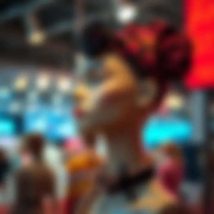 An artistic life-size mannequin head adorned with fashion accessories