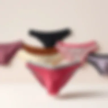 Diverse Fit Styles of Thin Depends Underwear Illustration of different fit styles of thin depends underwear on a minimalist background