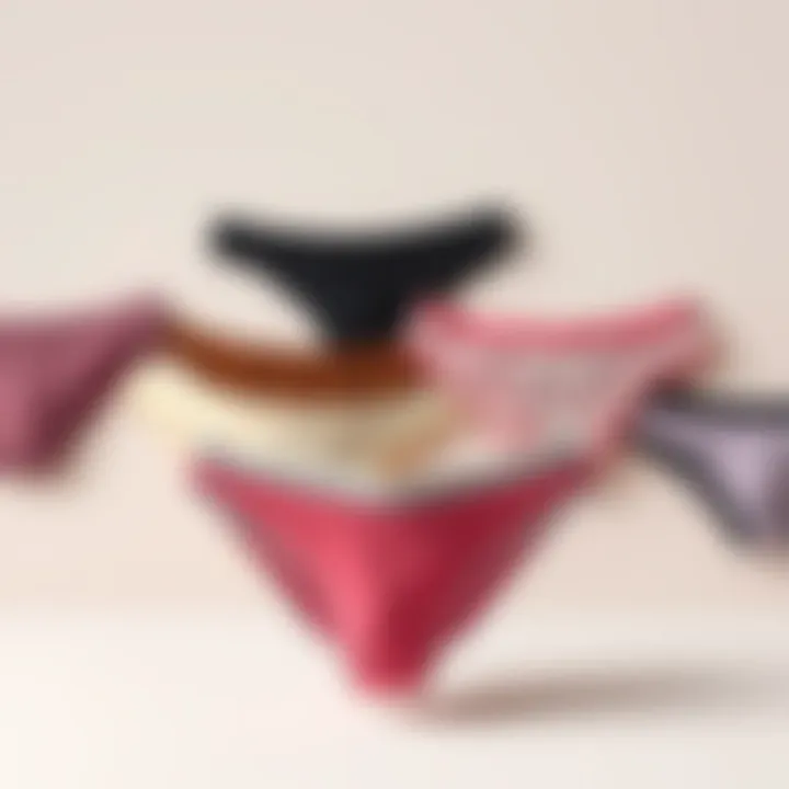 Diverse Fit Styles of Thin Depends Underwear Illustration of different fit styles of thin depends underwear on a minimalist background