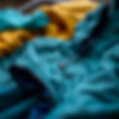 Sustainable Materials for Waterproof Onesies An array of sustainable materials used in manufacturing waterproof onesies