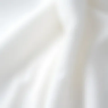 Different fabric textures used for white teacher attire