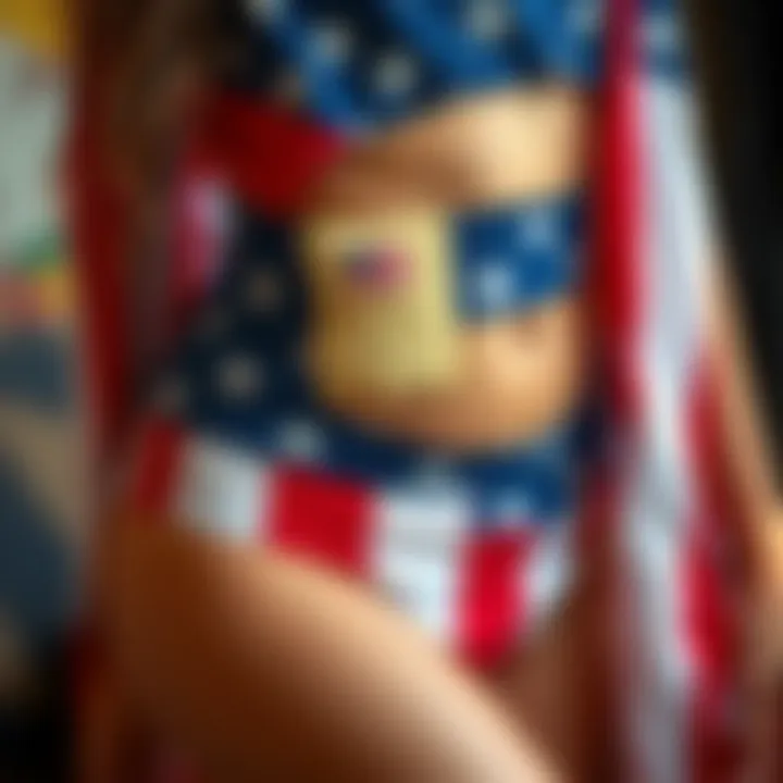 Symbolic representation of patriotism in fashion