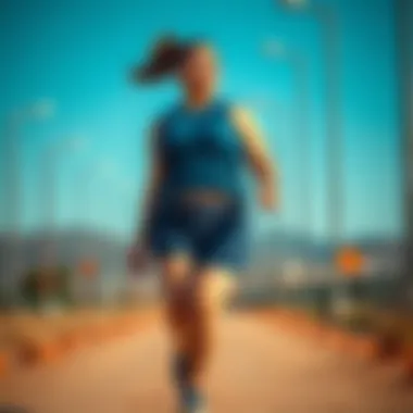 Active lifestyle with moisture-wicking shorts