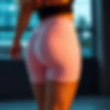 Dynamic Fit of Plus Size Moisture-Wicking Shorts Dynamic fit of plus size moisture-wicking shorts