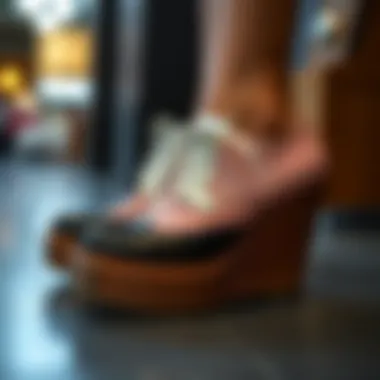 Elegant Wedge Oxford Design Elegant wedge oxford showcasing intricate design