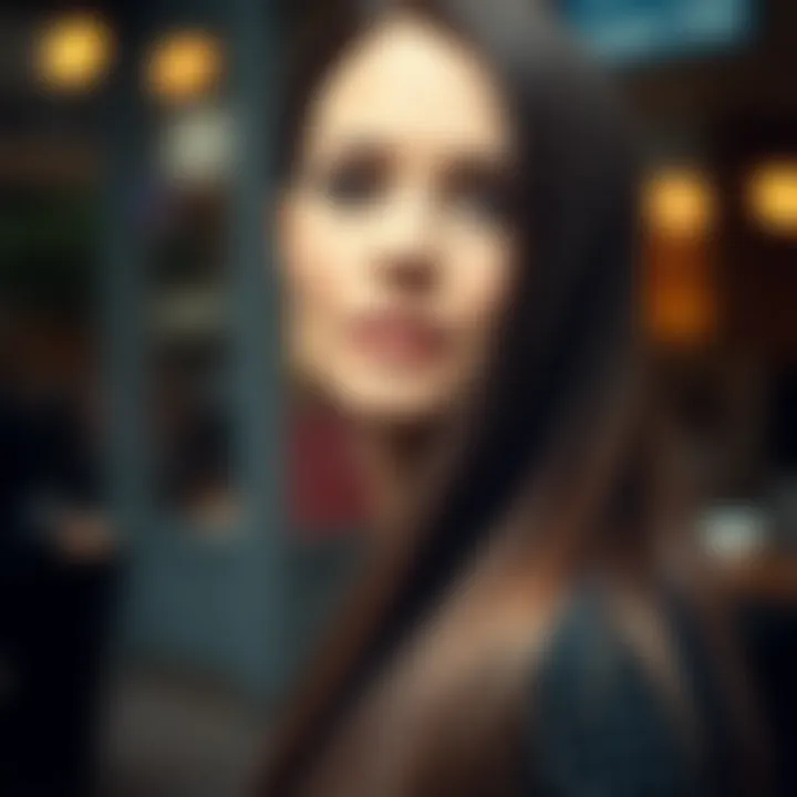 Caring for Yaki Straight Hair Extensions A detailed guide on caring for yaki straight hair extensions displayed visually