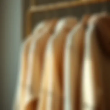 Maintaining the Quality of Cashmere Well-maintained cashmere garments hanging elegantly