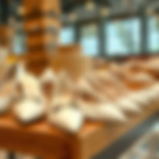 Aesthetic Display of Fancy White Flats Stunning collection of fancy white flats displayed elegantly