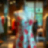 Elegant Floral Print Cami Dress Elegant floral print cami dress displayed on a mannequin