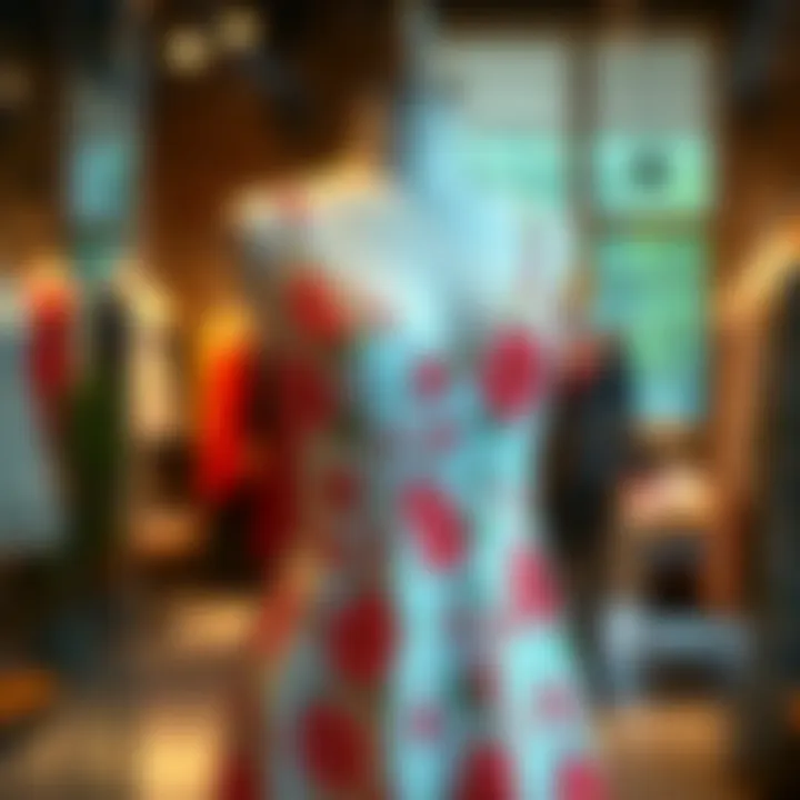 Elegant Floral Print Cami Dress Elegant floral print cami dress displayed on a mannequin