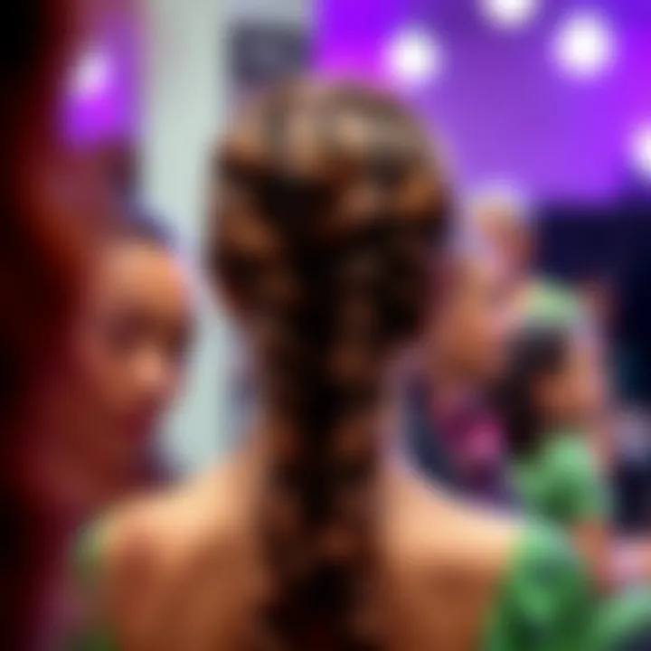 Demonstration of styling techniques with Freetress Spring Twist hair