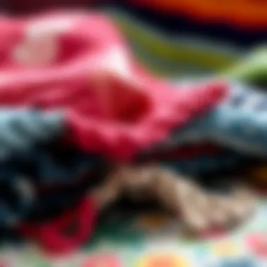 Close-up of fabric textures used in personalized friendship blankets