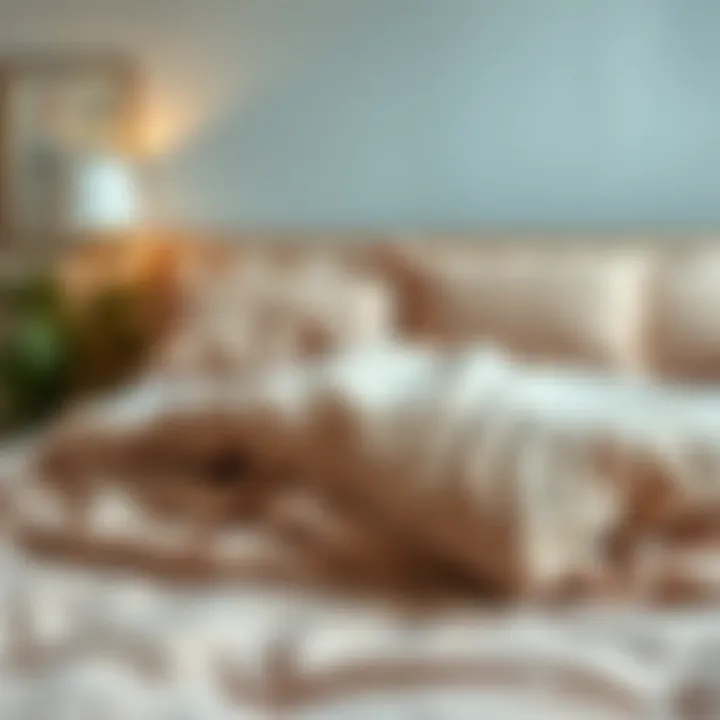 Neatly Made Bed with Well-Maintained Fuzzy Sheets Well-maintained fuzzy sheets on a neatly made bed