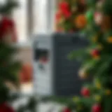 Durable hard-sided Christmas tree storage option