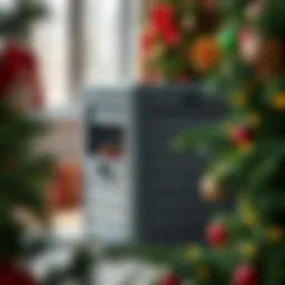 Durable hard-sided Christmas tree storage option