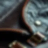 The Allure of Leather: A Textural Study Close-up of luxurious leather texture highlighting craftsmanship