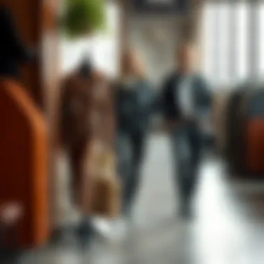 Sustainable Fashion: Eco-Conscious Leather Choices Eco-friendly leather options displayed alongside sustainable materials