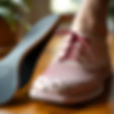 Comparison of various materials used in non-slip shoe inserts