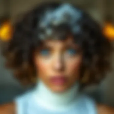 Transformative Results of Plopping Caps Before and after results of using plopping caps on curly hair