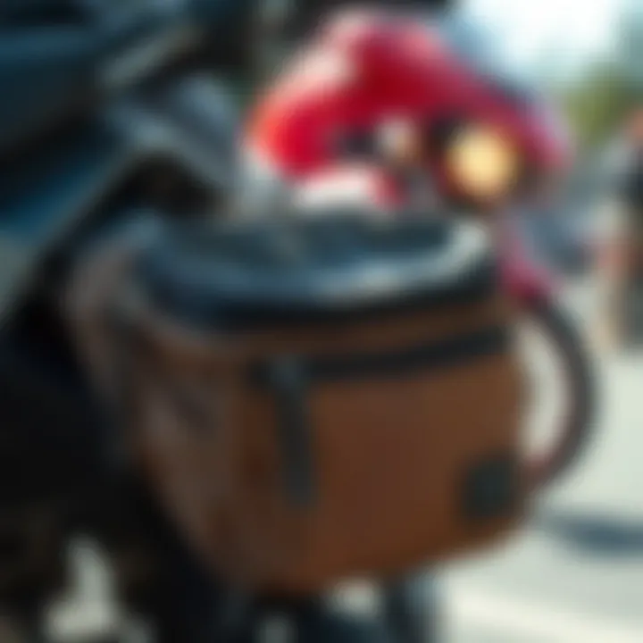 Durable Fabric of Fanny Packs Close-up of durable fabric used in fanny packs for riders