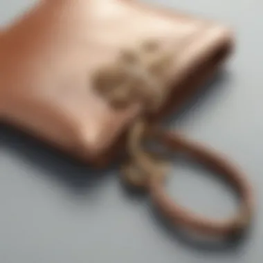 Close-up of premium materials used in crafting wristlets