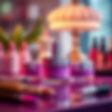 Elegant reusable makeup container design