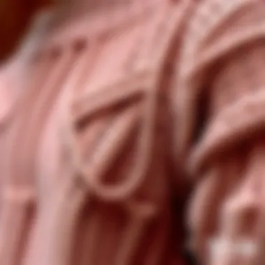 Intricate Craftsmanship of Ripped Knitted Sweaters A close-up of a beautifully ripped knitted sweater showcasing the craftsmanship and intricate detailing