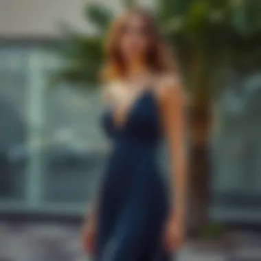 Sustainable Elegance: Modern Designs for Conscious Fashionistas A modern sexy going out dress made from sustainable materials