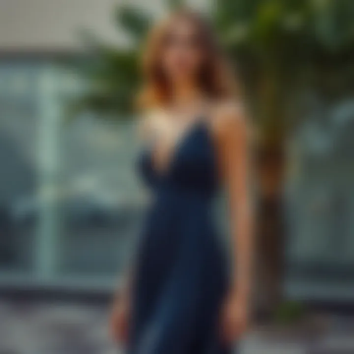 Sustainable Elegance: Modern Designs for Conscious Fashionistas A modern sexy going out dress made from sustainable materials