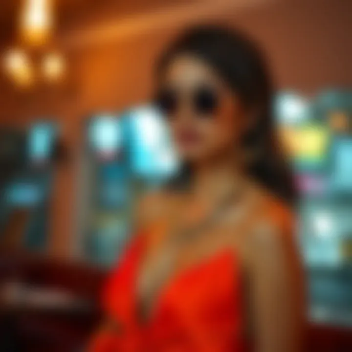 Accessorizing Excellence: Elevating Your Going Out Look A chic ensemble featuring accessories that complement a sexy dress