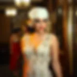 A vintage sexy going out dress showcasing 1920s glamour